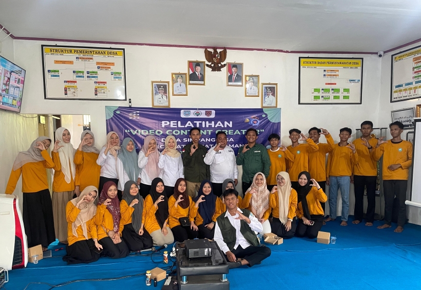 Lewat Program Desa Cerdas, Simpang Tiga Dorong Pemuda Jadi Konten Kreator Berdaya Saing